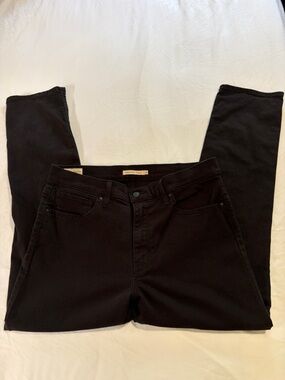 Levi's 724 High Rise Women’s Straight Leg Jeans - Black